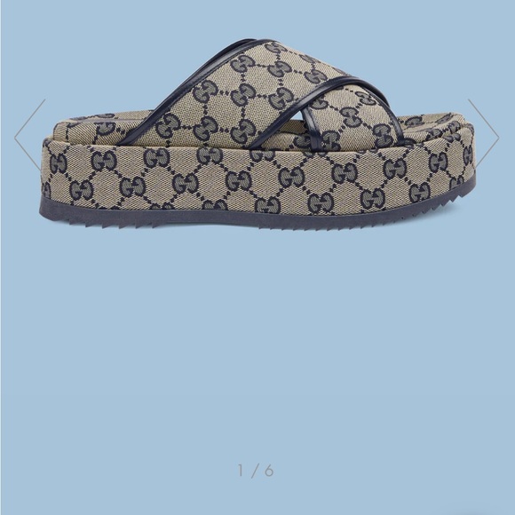 Women’s GG platform slide sandal - Picture 2 of 2